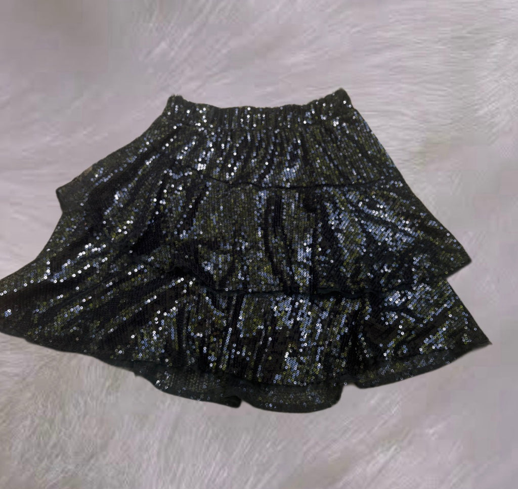 Sparkly mini skirt