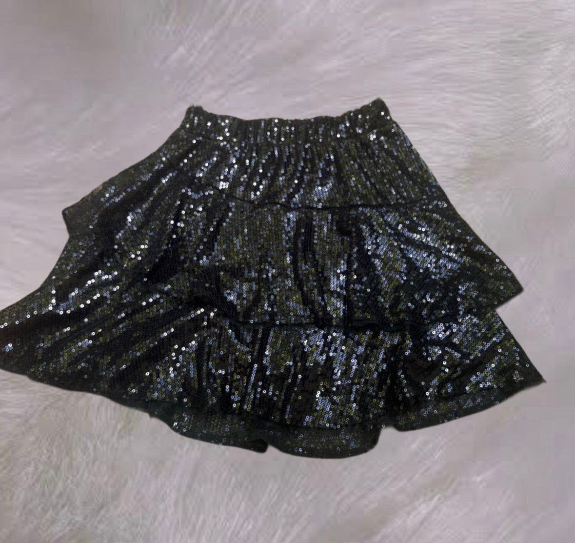 Sparkly mini skirt