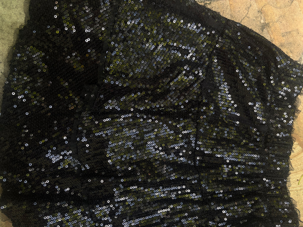 Sparkly mini skirt