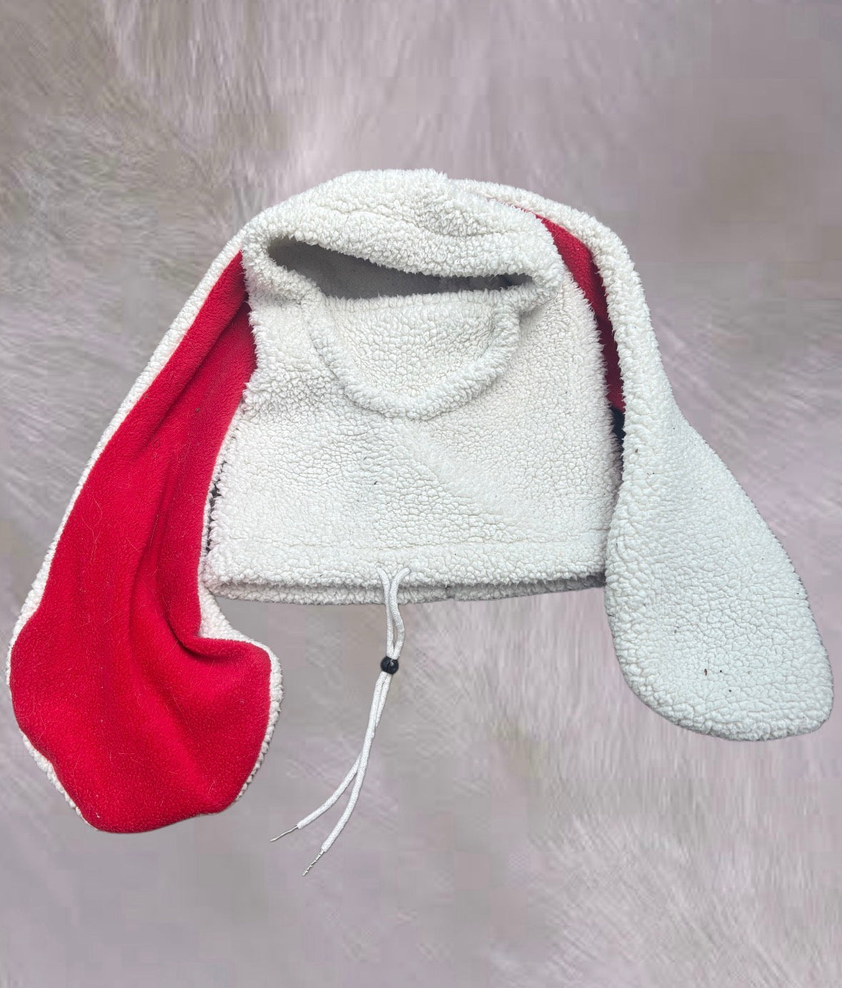 White Bunny Hood