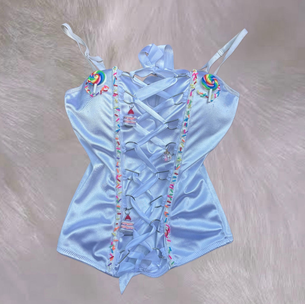 1/1 White Candy Corset