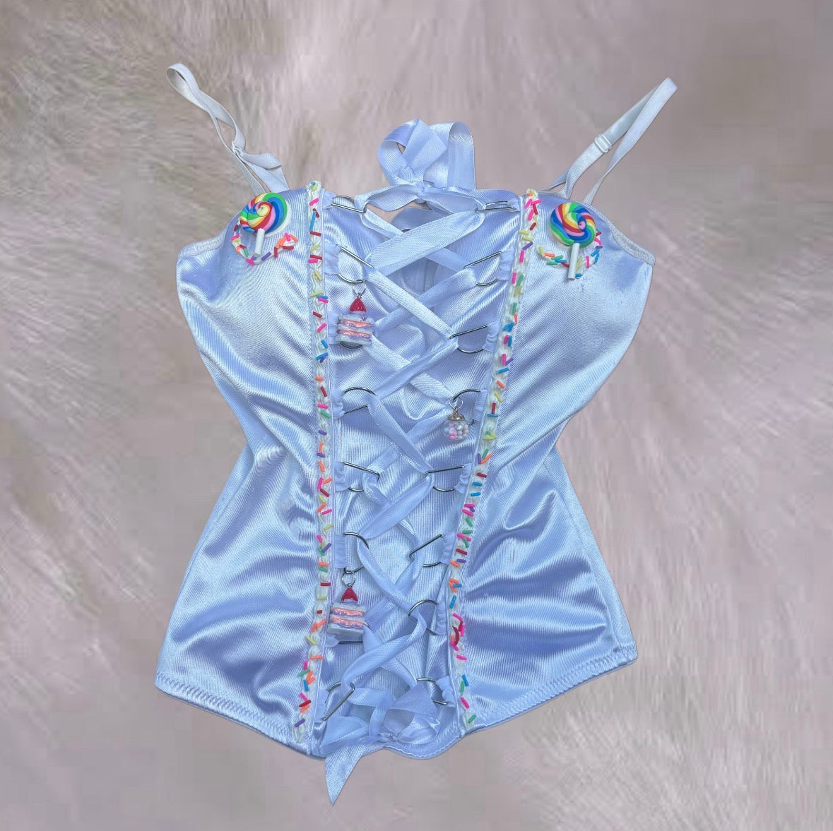 1/1 White Candy Corset