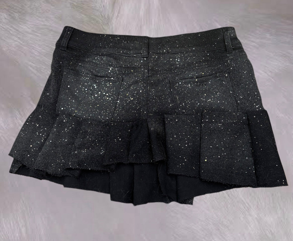 1/1 sparkly mini skirt