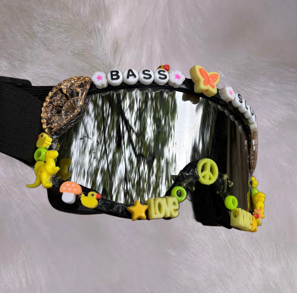 “Bass Slut” Rave Goggles