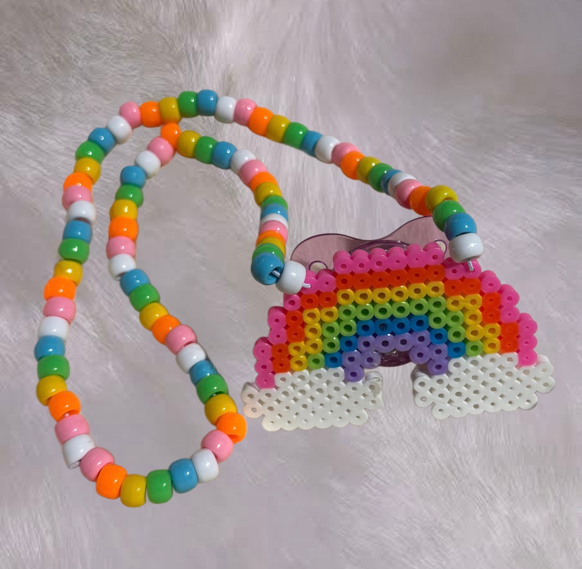 LED Rainbow Adult Pacifier