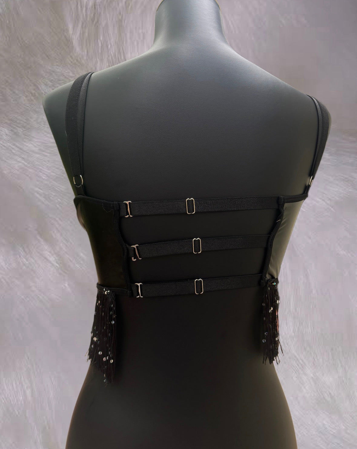 1/1 Faux Leather Bra