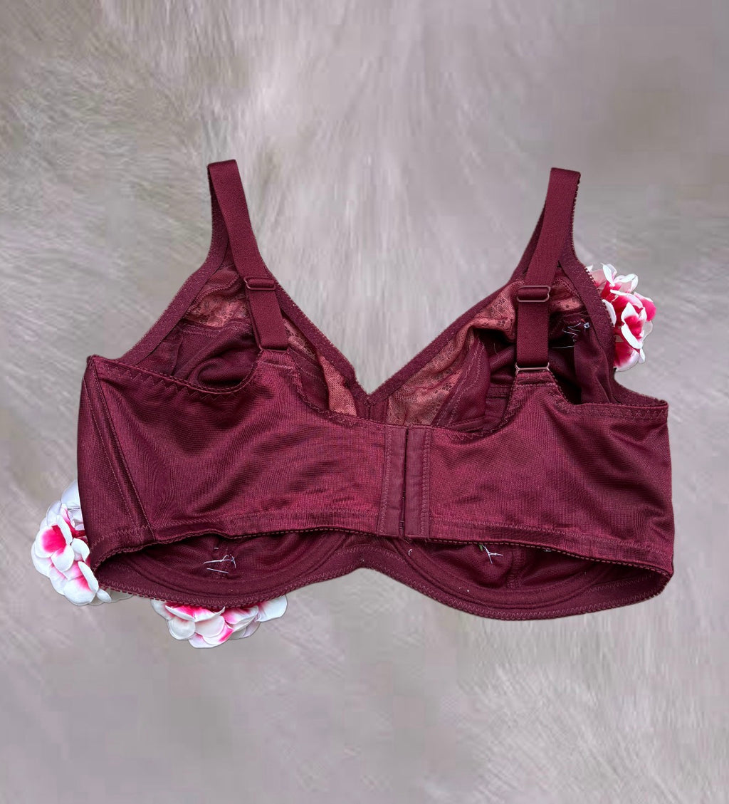 1/1 Floral Red Bra