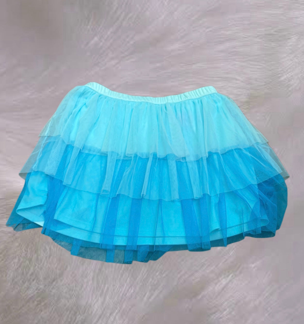 Blue Layered Skirt
