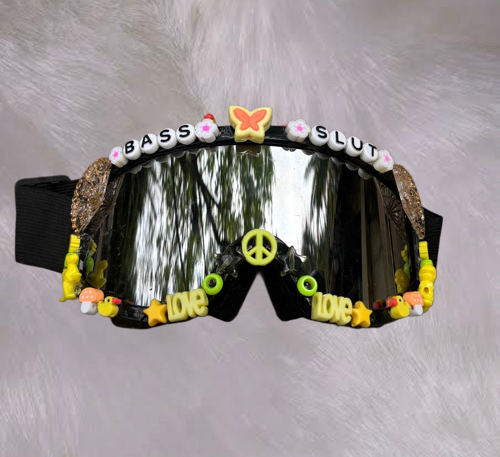“Bass Slut” Rave Goggles