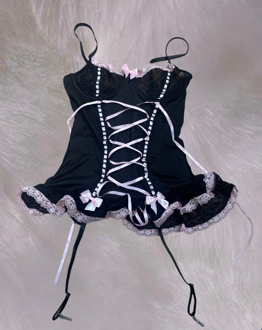 Black Lace Corset