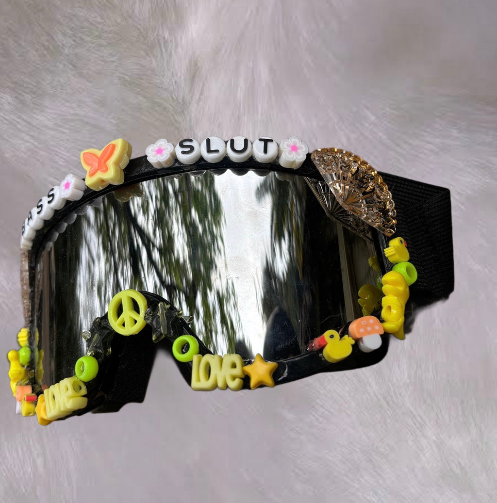 “Bass Slut” Rave Goggles