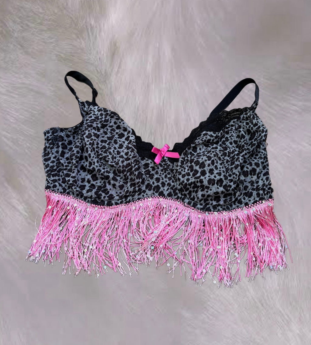 1/1 Pink Cheetah Bra
